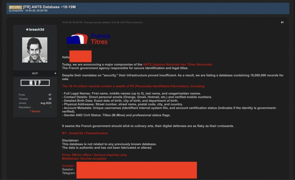 Forum post