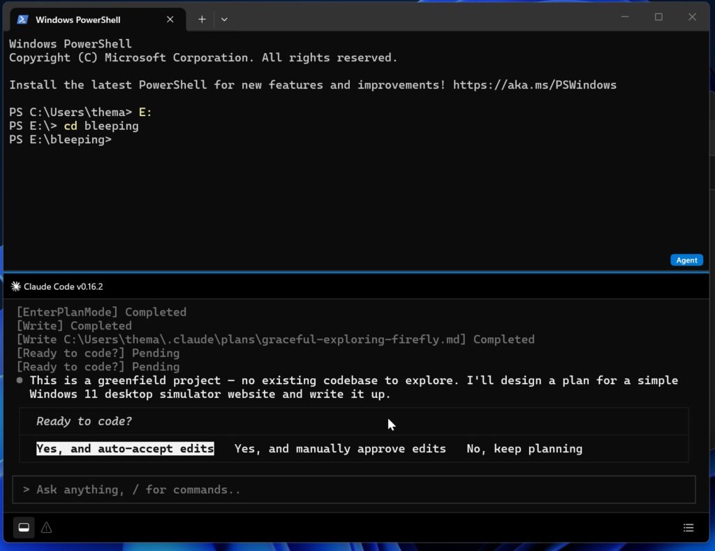 How an AI model runs inside Intelligent Terminal