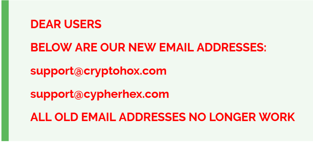 Clop announcing new email addresses
