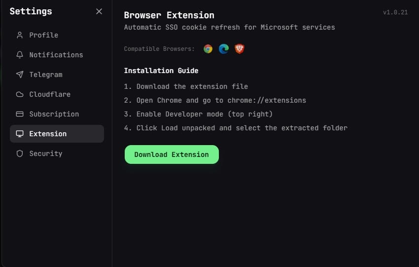 The ForgCookie extension