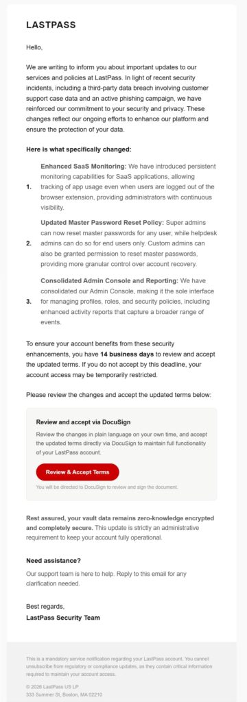 Malicious email